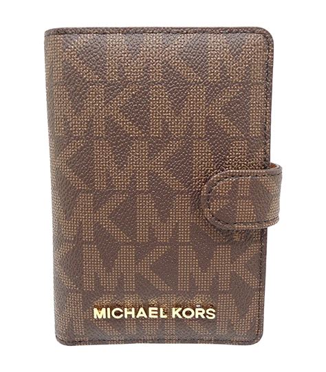 Michael Kors Leather Jet Set Travel Passport Holder 